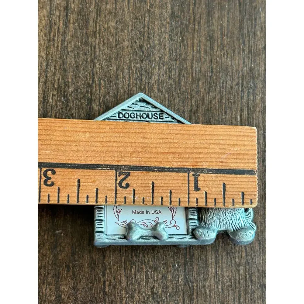 NOS AMC Vintage silver-tone metal or pewter-style Doghouse picture frame